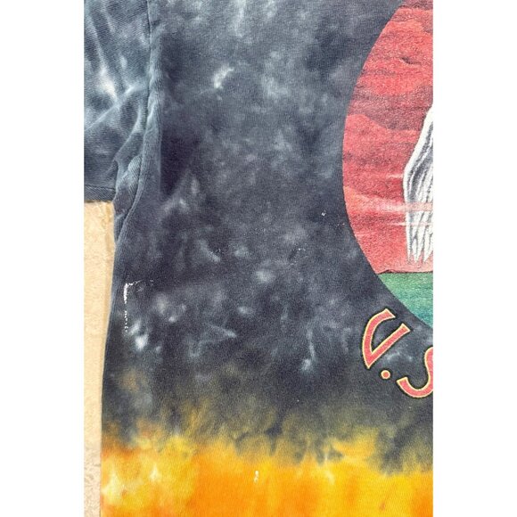 Vintage Led Zeppelin 1975 Tour Tie-Dye Band Tee Delta Pro Weight Collectible XL - Picture 3 of 12